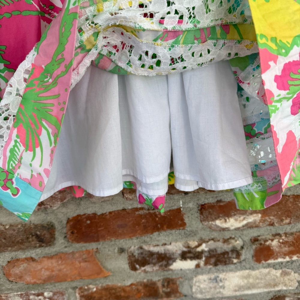 Lilly Pulitzer Emme Shorely Blue Dress Girls 14 - Picture 4 of 10